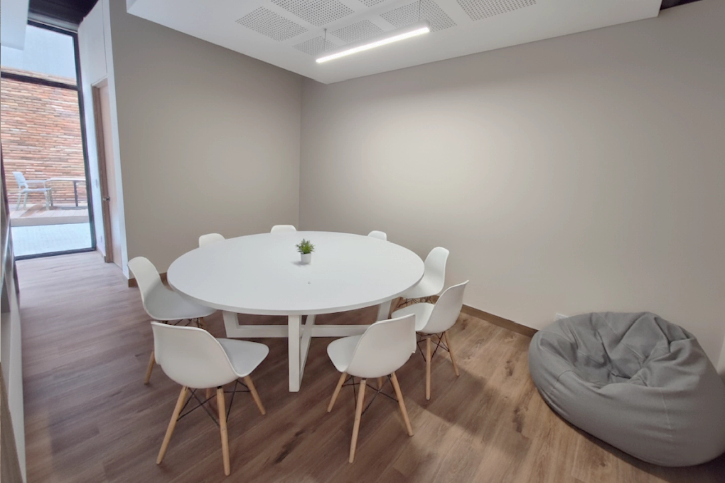 Áreas comunes cómodas en apartamentos en alquiler en el centro histórico de Bogotá