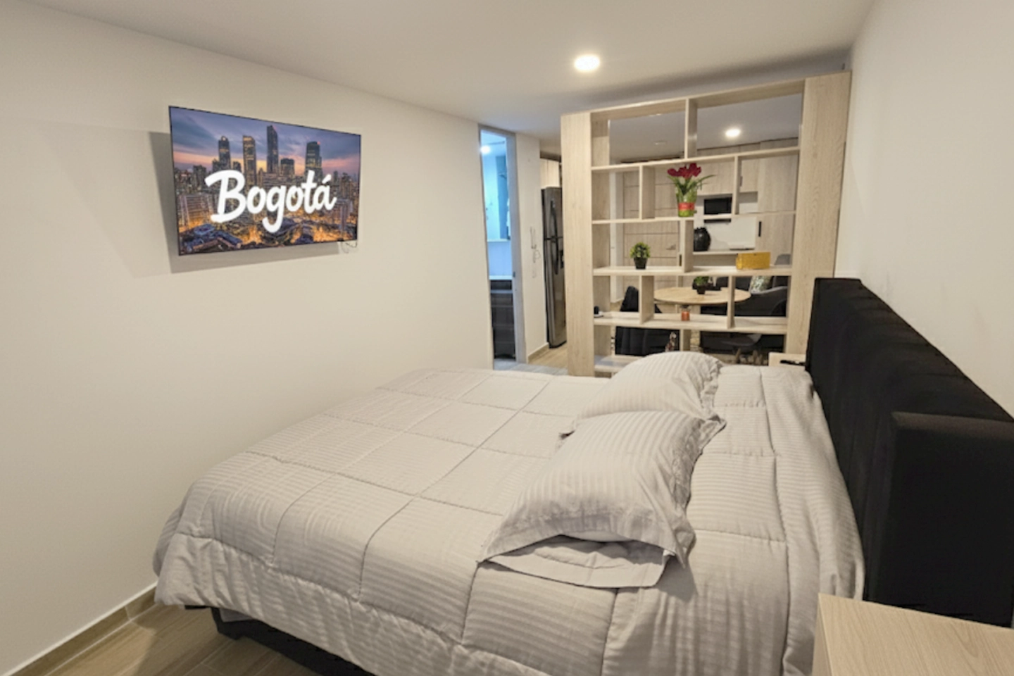 Habitación principal de apartamento en alquiler en Bogotá centro